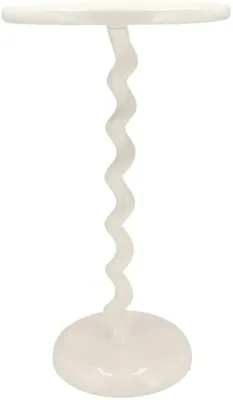Daan Kromhout Design bijzettafel metaal sephora cozy 30x49cm white