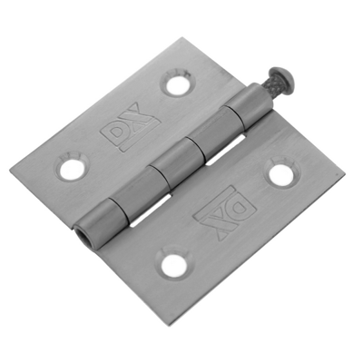 Sch.RVS pen 51x51 RVS gebors.