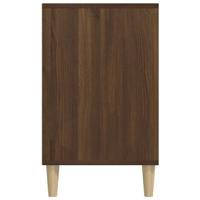 Schoenenkast 102x36x60 cm bewerkt hout bruineikenkleurig - thumbnail