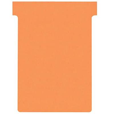 Nobo T-planbordkaarten index 3, ft 120 x 92 mm, oranje - thumbnail