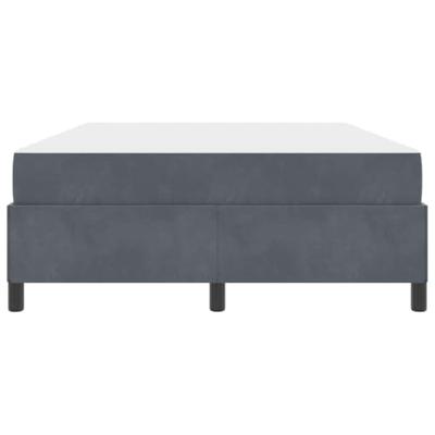 Bedframe Anders Wit en lichtgrijs 140 x 200 cm Fluweel