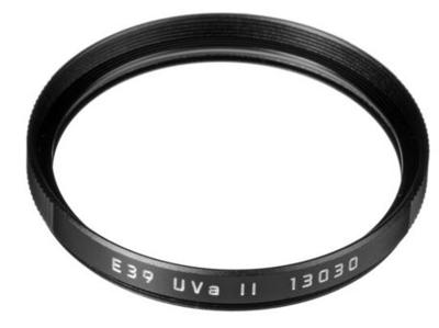 Leica 13030 Filter UVa II E 39 zwart