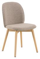 Bendt Eetkamerstoel 'Tijn' Bouclé, kleur Beige - thumbnail