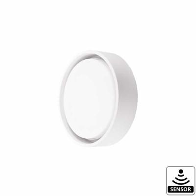 LED buitenlamp wit SG Frame Round 3000K bewegingssensormet politiekeurmerk