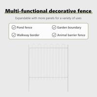 Tuinhek Wit 1,7 x 1,5 m Poedercoating staal - thumbnail