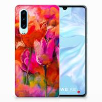 Smartphone hoesje Huawei P30 Tulips - thumbnail