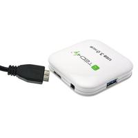 TECHly IUSB3-HUB4-WH 1+4 poort 3.2 Gen 1-hub (USB 3.0) wit - thumbnail