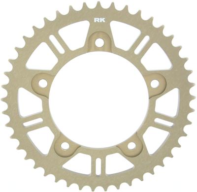 RK Chain wheel 525 46z aluminum gold matt hard a