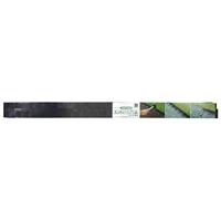 NATUUR Turftrim van polypropyleen en polyethyleen - 16 ankers - H 4,5 x (4 x L100) cm - Zwart - thumbnail