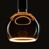 LED Lamp Globe Smokey Grey ⌀150mm 6W 300 lumen 1900K E27 dimbaar 55057 - thumbnail