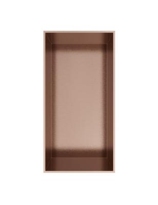 Hotbath &MORE Inbouwnis 30x15x10cm frameless Geborsteld Koper PVD