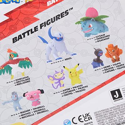 Pokemon Battle Figure Pack - Boltund, Mudkip, Pikachu