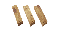 Moddern poten hout (3 stuks) - thumbnail