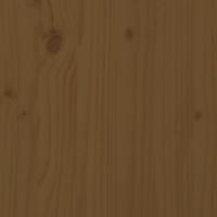 Tuinvoetenbank 120x80 cm massief grenenhout honingbruin - thumbnail