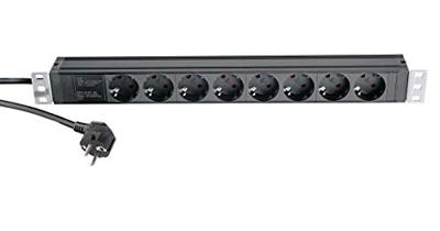 Konig & Meyer 28673 19 inch Power Box stroomverdeler 8-voudig - thumbnail