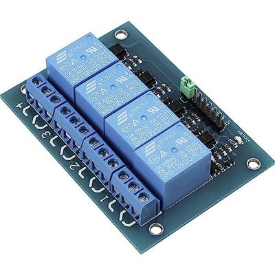 Relaismodule 4-voudig (contactbelastbaarheid 12V / 250V)