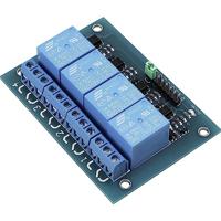 Relaismodule 4-voudig (contactbelastbaarheid 12V / 250V) - thumbnail