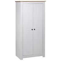 Kledingkast Panama Range 80x50x171,5 cm massief grenenhout wit - thumbnail