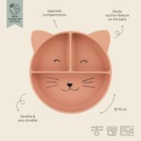 Trixie siliconen bord met vakjes en zuignap - mrs. cat - thumbnail