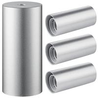 Home sweet home kunststof fitting rond E27 - mat zilverkleur - thumbnail