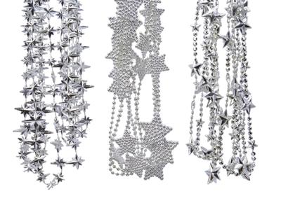 Kralenketting plc ster zilver assorti - Decoris