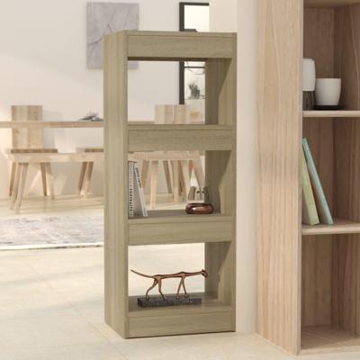 Boekenkast/kamerscherm 40x30x103 cm bewerkt hout sonoma eiken