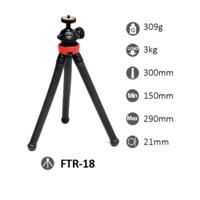 StudioKing flexibel tafelstatief ftr-18 met smartphone adapter - thumbnail