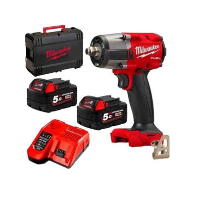 Milwaukee M18 FUEL™ FMTIW2F12-502X Accu slagmoersleutel 745Nm 1/2" frictiering 18V 5.0Ah in HD-Box - 4933478450