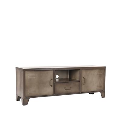 LABEL51 Tv-meubel Fence - Grijs - Metaal - Tv-Meubel