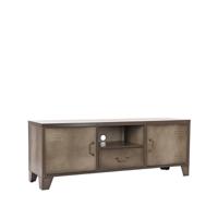 LABEL51 Tv-meubel Fence - Grijs - Metaal - Tv-Meubel - thumbnail