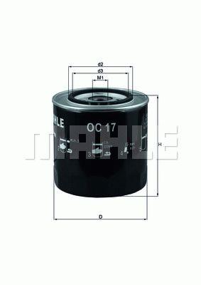 Oliefilter OC17