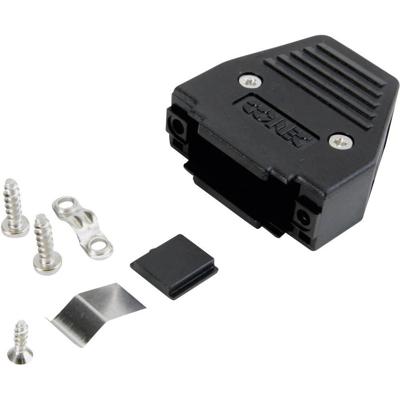 Conec 165X11239XE 165X11239XE D-sub behuizing Aantal polen: 9 Kunststof 180 ° Zwart 1 stuk(s)