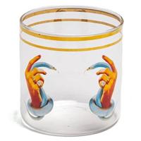 Seletti Toiletpaper glas Hands With Snakes - thumbnail