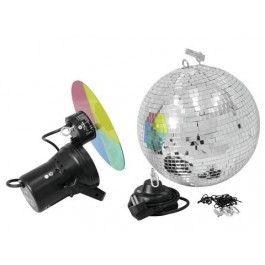 Eurolite EUROLITE spiegelbol Set 30cm met pinspot