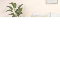 Salontafel 80x80x36,5 cm bewerkt hout zwart - thumbnail