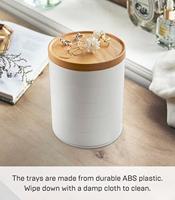 Yamazaki 5312 Sieradendoos Kunststof, Staal, Hout - thumbnail