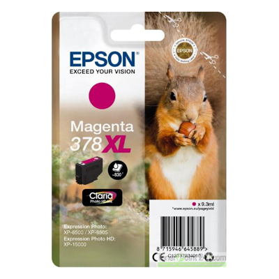Epson Inktcartridge 378XL Origineel Magenta C 13 T 37934010