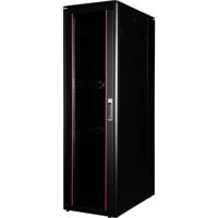 ROLINE 19-inch netwerkkast Pro 42 U , 600x1000 BxD Glazen deur zwart - thumbnail