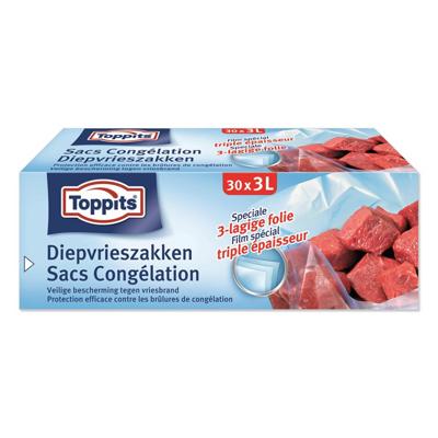 Toppits diepvrieszakken 3ltr 30 stuks
