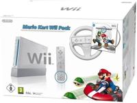 Nintendo Wii (White) + Mario Kart Wii + Wii Wheel (boxed) - thumbnail