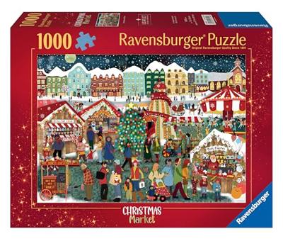 Ravensburger puzzel Christmas Market - 1000 stukjes