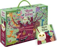 Rebo Publishers Boom vol dieren - boek + puzzel - thumbnail