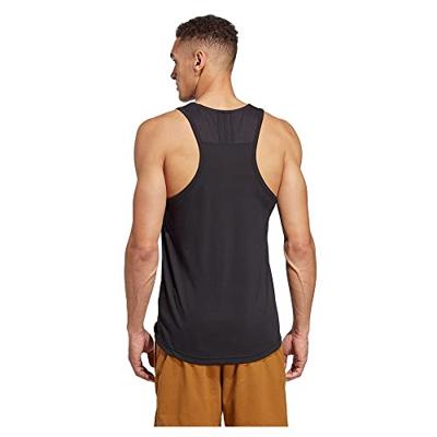 Heren Mouwloos T-shirt Adidas Base Zwart - Maat: M