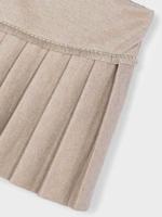 Mayoral winter rok meisjes - bruin - gebreid - geplooid - thumbnail
