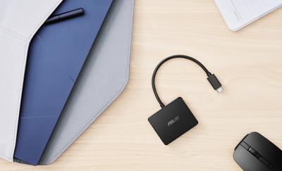 Asus USB-C Mini Dock USB-C dockingstation Geschikt voor merk (dockingstation): Universeel, Asus USB-C Power Delivery - thumbnail