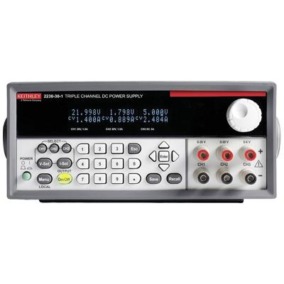 Keithley 2230-30-6 Labvoeding, regelbaar 0 - 30 V/DC 0 - 6 A 375 W Aantal uitgangen: 3 x Keithley 2230-30-6 Labvoeding, regelbaar 0 - 30 V/DC 0 - 6 A 375 W Aantal uitgangen: 3 x