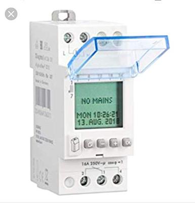 Legrand 412654 DIN-rail schakelklok Digitaal 230 V 4000 W