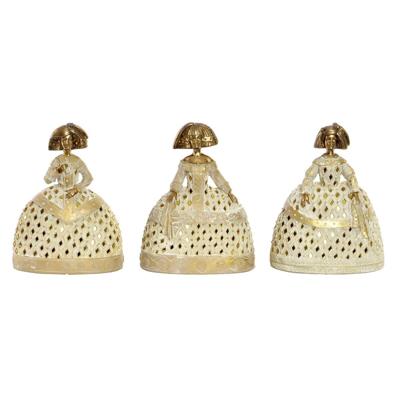 Decoratieve figuren DKD Home Decor Spiegel Beige Gouden Hars Dame Traditioneel (18 x 13 x 23 cm) (3 Stuks) Decoratieve figuren DKD Home Decor Spiegel Beige Gouden Hars Dame Traditioneel (18 x 13 x 23 cm) (3 Stuks)