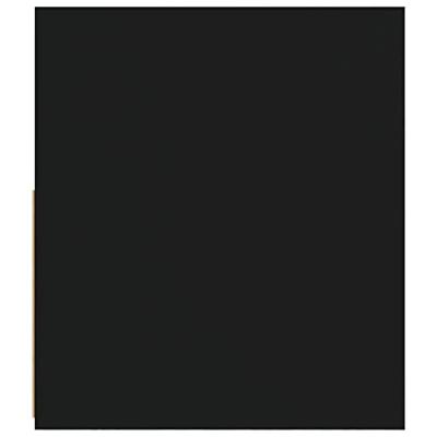 Nachtkastjes 2 st met LED-verlichting 60x35x40 cm zwart