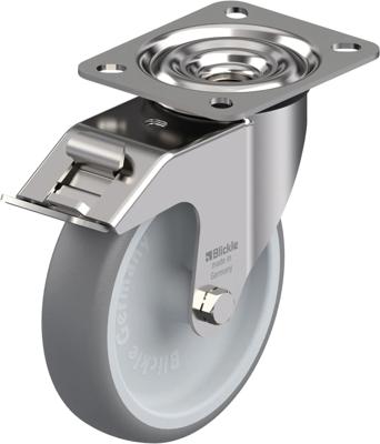 Blickle LEX-TPA 127G-FI Zwenkwiel met rem Wieldiameter: 125 mm Draagvermogen (max.): 125 kg 1 stuk(s)